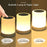 Wireless LED night light with Bluetooth speaker and touch controls