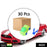 Colorful mini pull-back cars for kids, set of 30