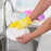 Fiber gloves for dishwashing