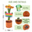 Entertaining cactus toy with spinning and dancing action