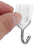 Self-adhesive robe hooks for home use.