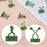 Set of 30 wall plant climbing clips for securing plants.