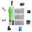 32 in 1 Mini Screwdriver Bits Set with Magnetic Flexible Extension Rod