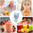 2 In1 Portable Crusher Juicer With Handle & Straw for Smoothie Sipper USB Rechargeable (340 ml) 6 Stainless Steel Blades Compact Juicer Mixer, Juicer Portable Fresh Juice Blender Portable Electric Juicer ( 340 ML )