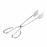 Metal tongs clamp for BBQ