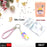 Cute Keychain With Card Gift - Keychain Accessories Key Chain Backpack Charms Car Keys Keychain for Kids Girls, Unicorn Toy and Charm Key- Chain for Bag  / Door Key- Ring / car Key- Ring / Party Favor (Mix Color & Design 1 Pc )