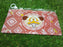 Set of red pouches with prints for school and office use