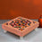 1 Pc Meenakari Wooden Chowki & Bajot Set: For Home & Office Puja (Multicolor)
