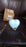3D Heart Shape Moon Night Lamp with Plastic Stand (13 x12 Cm / 1 Pc)