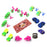 Friction-powered toy vehicles set, colorful combo pack